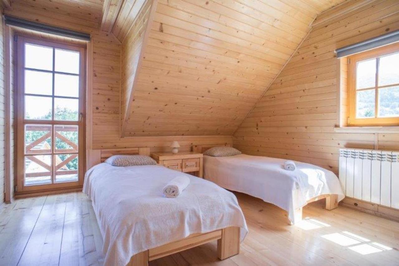 Mosorny Park Drewniane Komfortowe Domki Caloroczne Zawoja Exterior foto