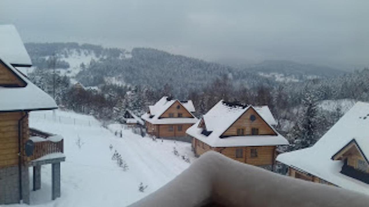 Mosorny Park Drewniane Komfortowe Domki Caloroczne Zawoja Exterior foto